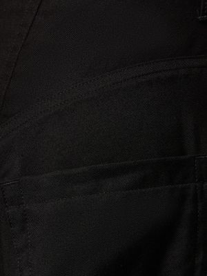 Midi sukně relaxed fit Yohji Yamamoto černé
