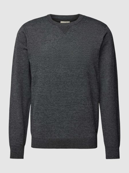 Dzianinowy sweter Blend czarny