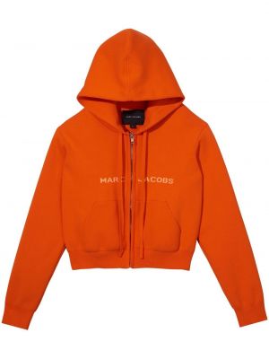 Mikina s kapucí Marc Jacobs, oranžová