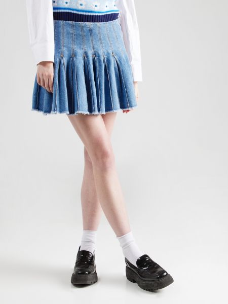 Džínsová sukňa Liu Jo modrá