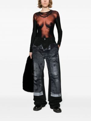 Body mit print Jean Paul Gaultier