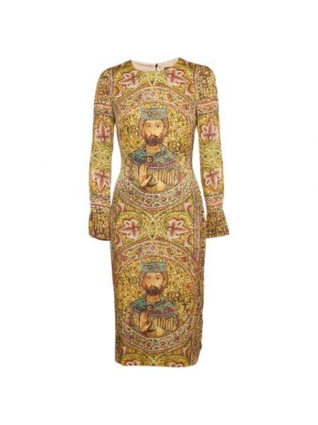 Jedwabna sukienka Dolce & Gabbana Pre-owned