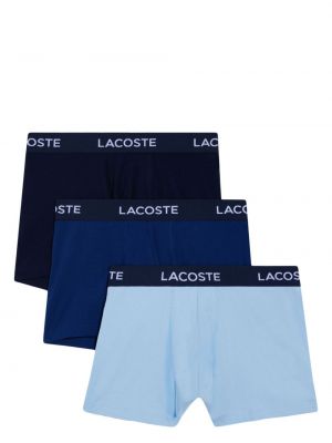 Βαμβακερή μποξεράκια με σχέδιο Lacoste μπλε