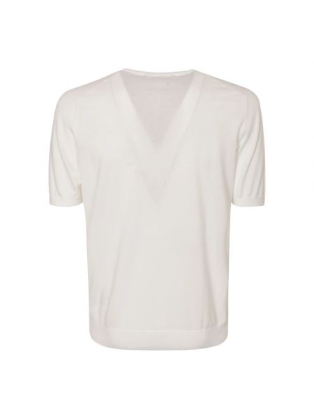 Dzianinowa koszulka Tagliatore biała