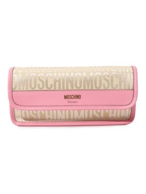 Клатч Moschino розовый