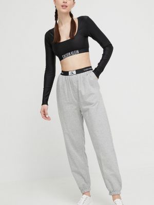 Spodnie sportowe bawełniane Calvin Klein Underwear szare