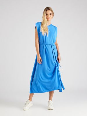 Midi šaty Moss Copenhagen modrá
