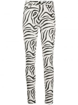 Nohavice s potlačou so vzorom zebry Philipp Plein