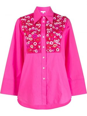 Bluză cu model floral cu croială lejeră P.a.r.o.s.h. roz