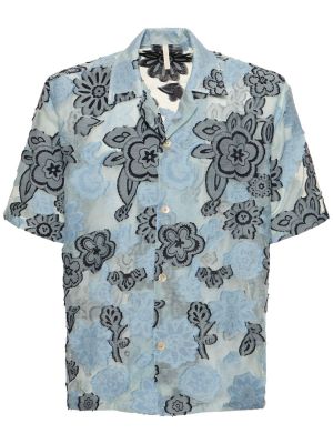 Camicia di cotone con stampa Sunflower