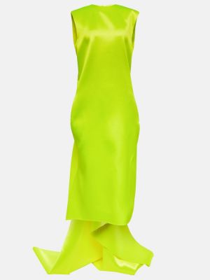 Μίντι φόρεμα Sportmax κίτρινο