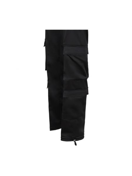 Pantalones ajustados de algodón Dondup negro