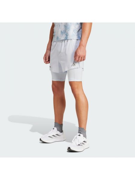 Αθλητικό παντελόνι Adidas Performance λευκό