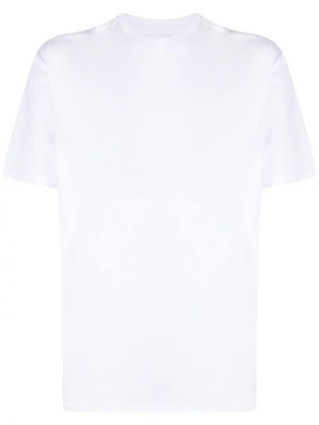 Bavlněné tričko s potiskem Stone Island bílé