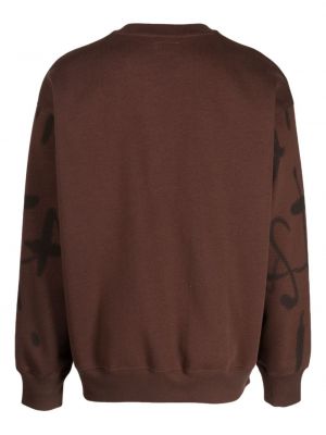Džersis raštuotas džemperis Izzue ruda