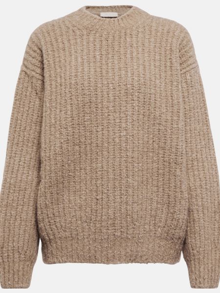 Džemper od kašmira Loro Piana smeđa