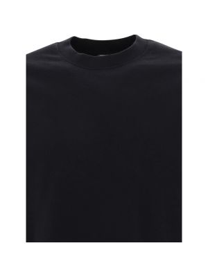 Camisa de algodón Burberry negro