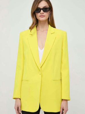 Желтый однотонный пиджак Pinko