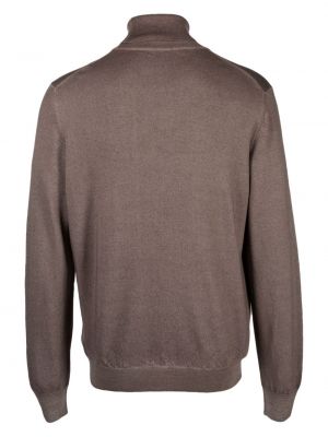 Sweter wełniany D4.0 brązowy