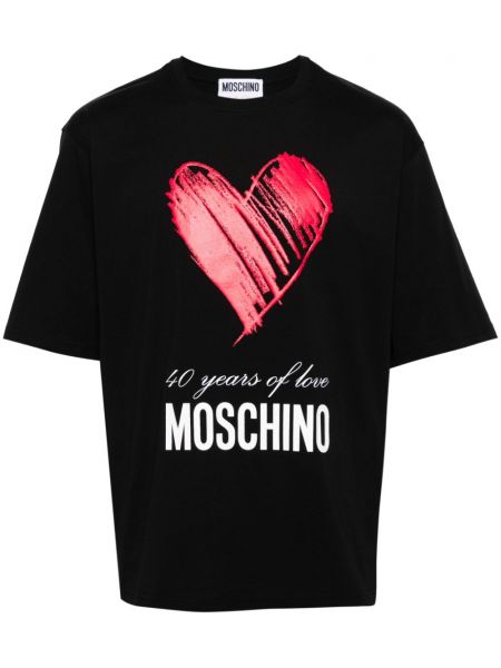 Bombažna majica Moschino
