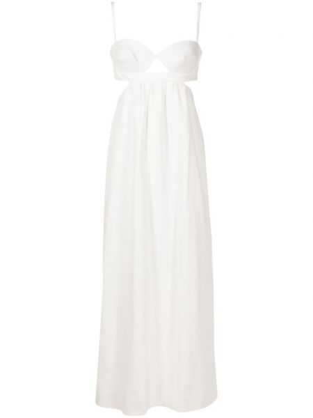 Μάξι φόρεμα Adriana Degreas λευκό