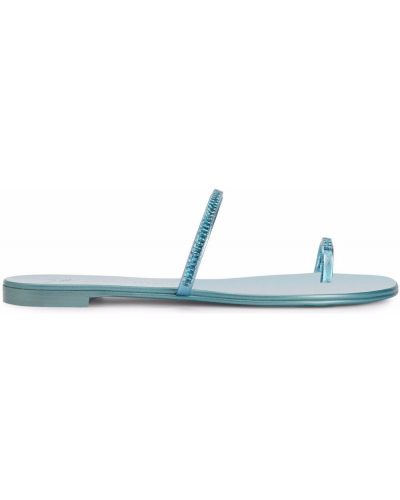 Sandale ohne absatz Giuseppe Zanotti blau