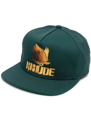 Brodert cap Rhude grønn