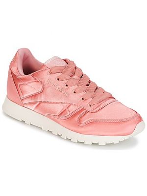 Classico sneakers di raso di pelle Reebok Classic rosa