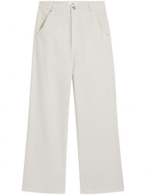 Voľné džínsy s nízkym pásom Ami Paris biela