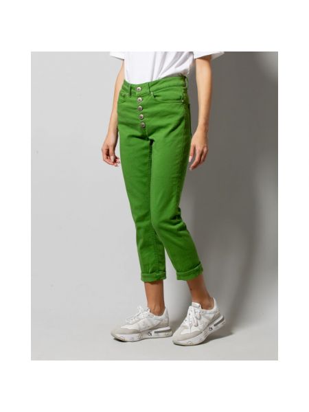 Spodnie Dondup zielone