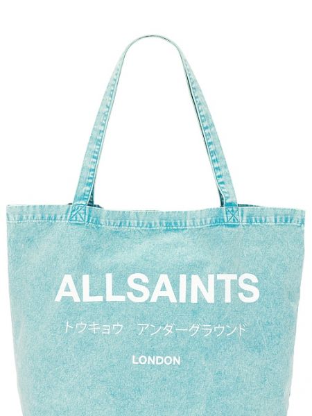 Shopper handtasche Allsaints blau