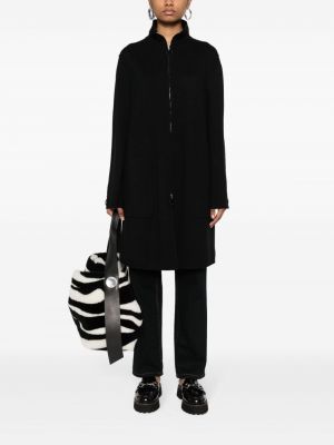 Manteau avec manches longues Giorgio Armani noir