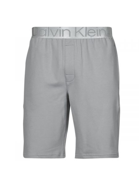 Džínové šortky Calvin Klein Jeans šedé