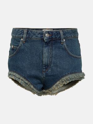 Pantaloni scurți din denim Isabel Marant albastru