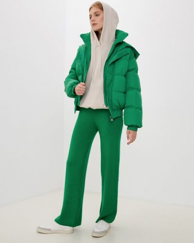 Утепленная демисезонная куртка Fadjo зеленая