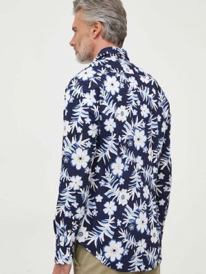 Koszula slim fit bawełniana Tommy Hilfiger niebieska
