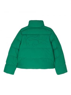 Péřová bunda Lacoste zelená