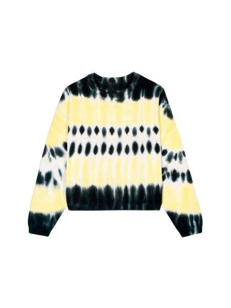 Sweter bawełniany Ba&sh żółty