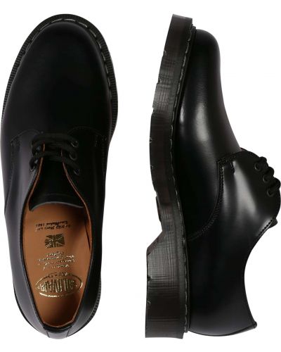 Ниски обувки с връзки Solovair черно