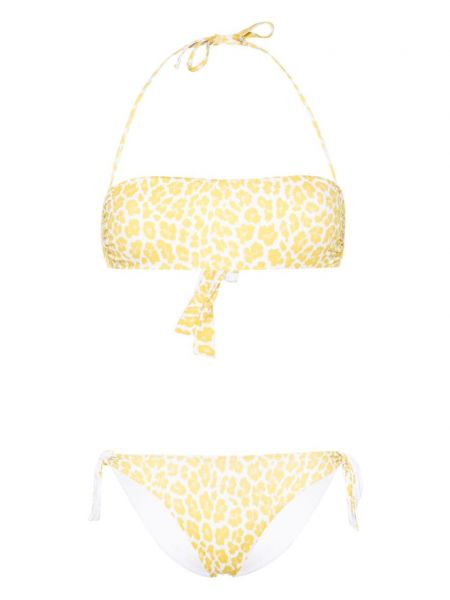 Bikini mit print mit leopardenmuster Fisico