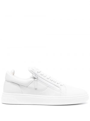 Læder sneakers Giuseppe Zanotti hvid