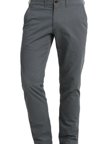 Spodnie klasyczne Abercrombie & Fitch szare