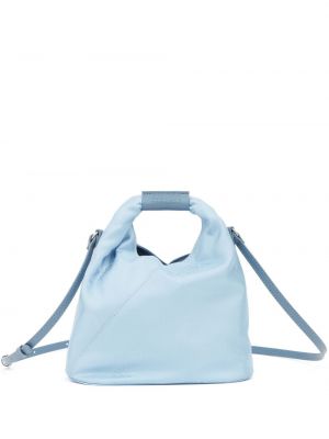 Usnjena torbica za čez ramo Mm6 Maison Margiela modra