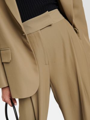 Pantaloni baggy plissettati The Sei marrone