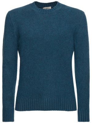 Sweter z kaszmiru Piacenza Cashmere fioletowy