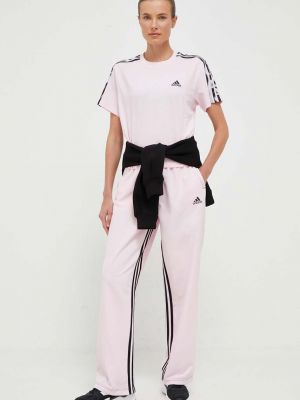 Spodnie sportowe Adidas różowe