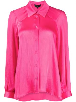 Σατέν πουκάμισο Paule Ka ροζ