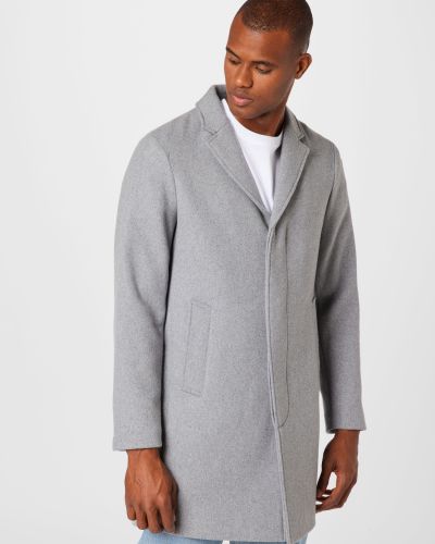 Medzisezónny kabát Selected Homme sivá