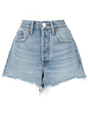 Jeans-shorts Re/done blå