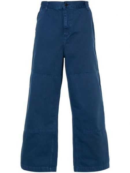 Egyenes szárú nadrág Carhartt Wip kék